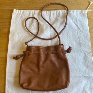 LIKE NEW - CLARE V. Petit Henri Tan Nappetto Bag